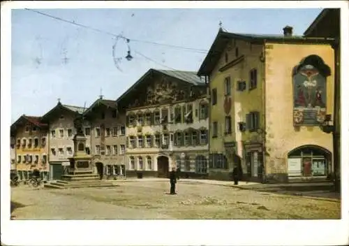 Ak Bad Tölz in Oberbayern, Marktstraße, Moralt- und Winzererhaus