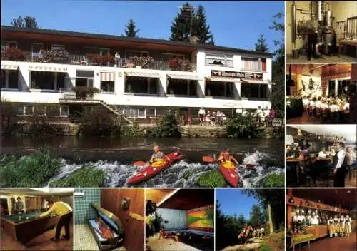 Ak Weickersgrüben Gräfendorf in Unterfranken, Gästehaus Rossmühle