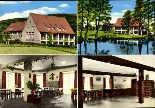 Ak Schaippach Gemünden am Main Unterfranken, Städt. Kinder- und Schullandheim, Innenansicht