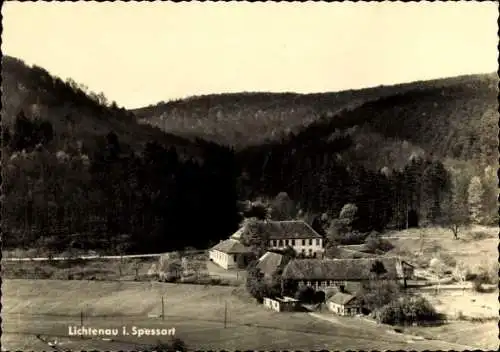 Ak Lichtenau Rothenbuch im Spessart, Teilansicht