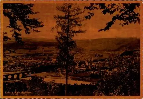 Ak Lohr am Main Unterfranken, Panorama