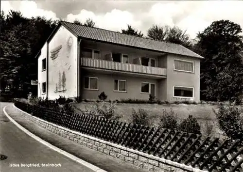 Ak Steinbach Lohr am Main Unterfranken, Haus Bergfried