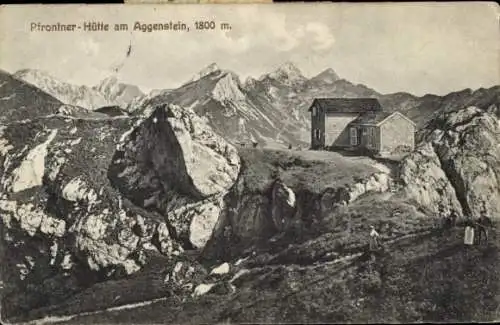 Ak Pfronten im Allgäu, Aggenstein, Pfrontener Hütte