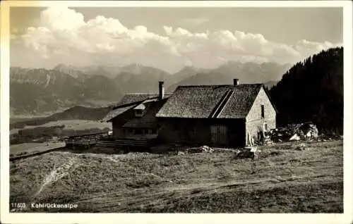 Ak Ofterschwang im Allgäu, Kahlrückenalpe, Panorama, Sonthofen