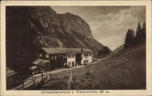 Ak Ramsau im Berchtesgadener Land Oberbayern, Schwarzbachwacht, Wachterlhöhe