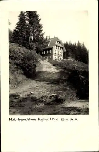 Ak Bühl in Baden Schwarzwald, Naturfreundehaus Badener Höhe