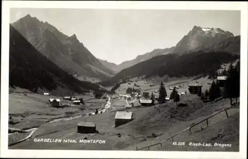 Ak Gargellen Montafon Vorarlberg, Panorama