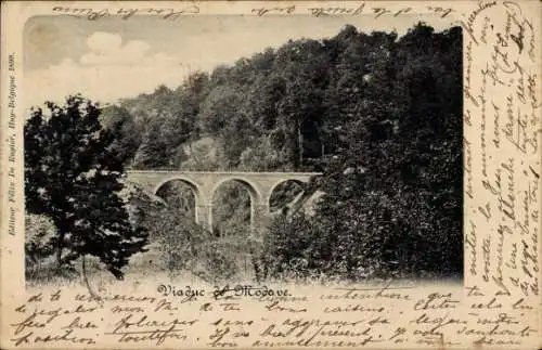 Ak Modave Wallonien Lüttich, Viadukt