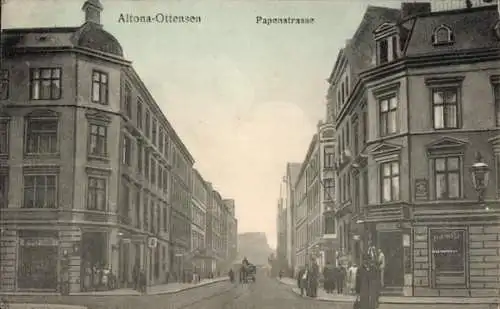 Ak Hamburg Altona Ottensen, Papenstraße