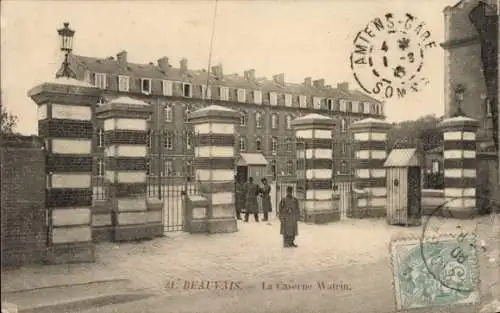 Ak Beauvais Oise, La Caserne Watrin