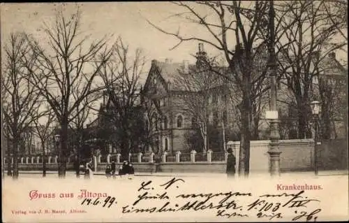 Ak Hamburg Altona, Krankenhaus