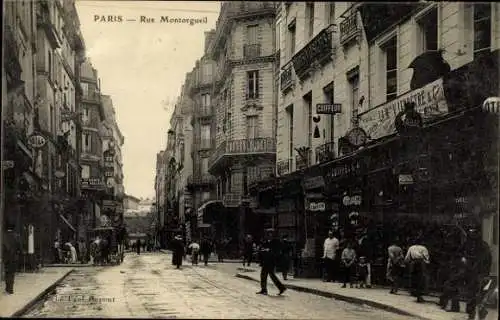 Ak Paris I., Rue Montorgueil
