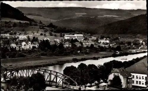 Ak Eberbach am Neckar Odenwald Baden, Panorama