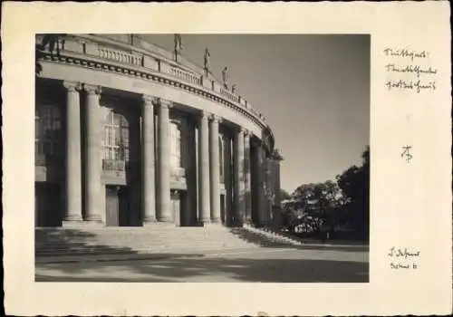 Ak Stuttgart Baden Württemberg, Staatstheater, Großes Haus, Fotograf A. Defner