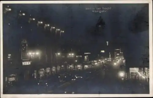 Ak Berlin Zehlendorf Wannsee, Königstraße