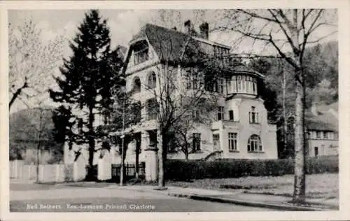 Ak Duszniki Zdrój Bad Reinerz Schlesien, Reserve-Lazarett Prinzess Charlotte