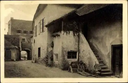 Ak Dürnstein an der Donau Wachau Niederösterreich, Straße, Haus