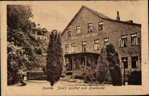 Ak Bremke Gleichen Landkreis Göttingen, Jütte's Gasthof zum Bremkertal
