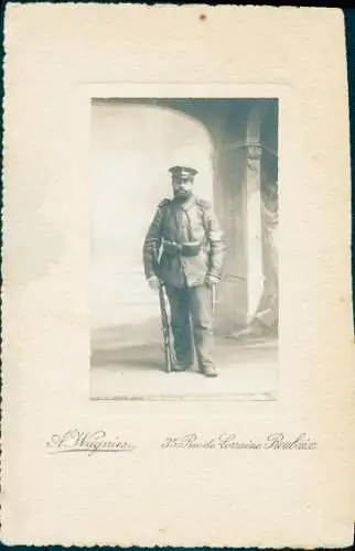 Foto Roubaix Nord, Soldat in Uniform, Isidor Hitzenberger, Standportrait