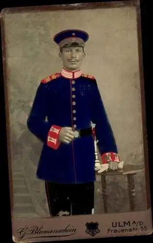 CdV Ulm, Deutscher Soldat in Uniform, Portrait