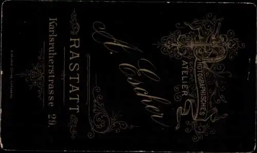 CdV Rastatt, Deutscher Soldat in Uniform, Regiment 30, Portrait