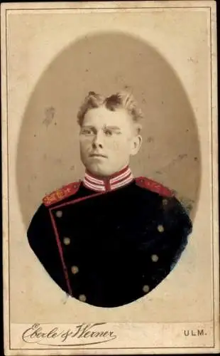 CdV Ulm, Deutscher Soldat in Uniform, Portrait