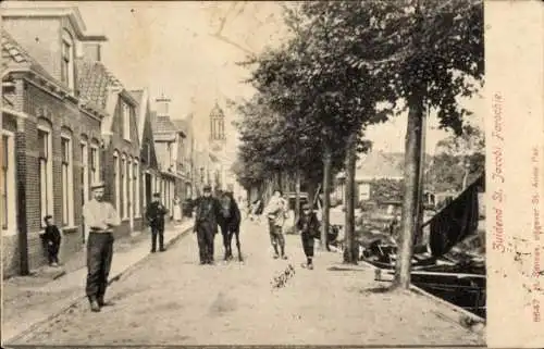 Ak St Jacobiparochie Friesland Niederlande, Zuidend