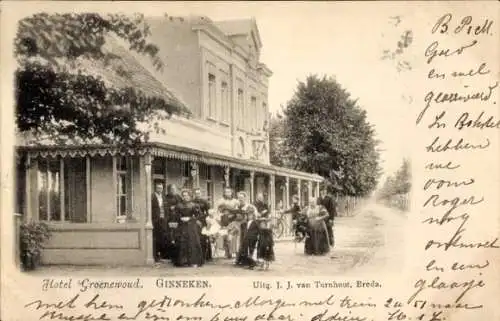 Ak Ginneken in Bavel Nordbrabant, Hotel Groenewoud