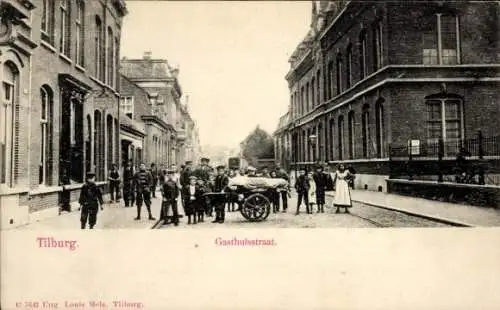 Ak Tilburg Nordbrabant Niederlande, Gasthuisstraat