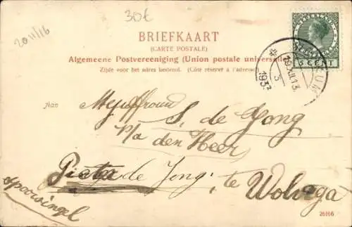 Ak Workum Fryslân Niederlande, Zillspad