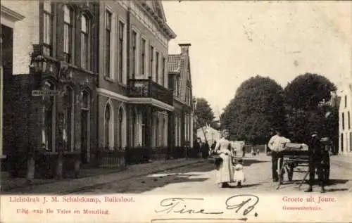 Ak Joure Friesland Niederlande, Rathaus