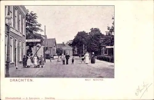 Ak Drachten-Friesland Niederlande, Het Noord, Straßenbahn