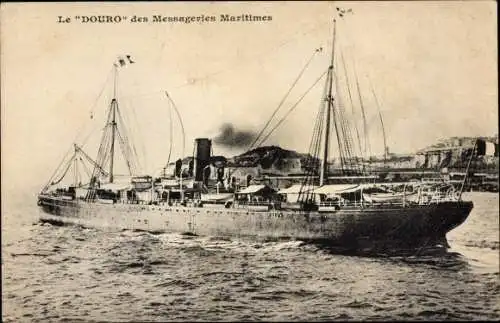 Ak Dampfer Le Douro, Messageries Maritimes