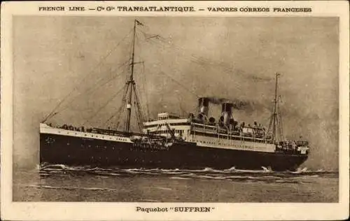 Ak Dampfer Suffren, CGT, French Line