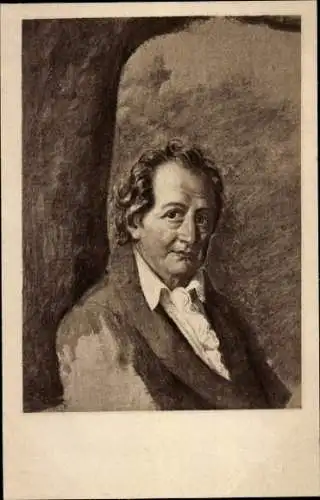 Künstler Ak Egloffstein, Julie von., Schriftsteller Johann Wolfgang von Goethe