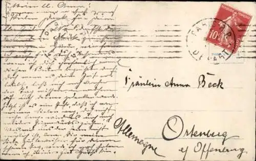 Ak Portrait einer jungen Frau