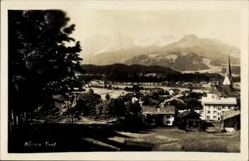 Ak Kössen in Tirol, Teilansicht