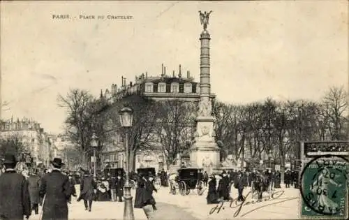 Ak Paris IV, Place du Châtelet