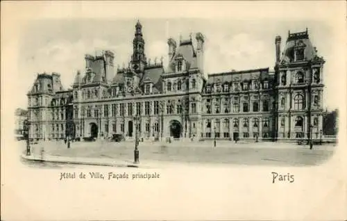 Präge Ak Paris IV, Rathaus