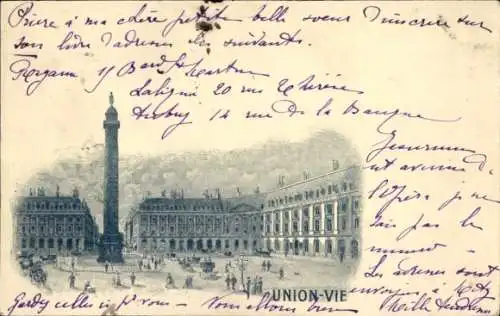 Litho Paris I, Place Vendome, Union Vie