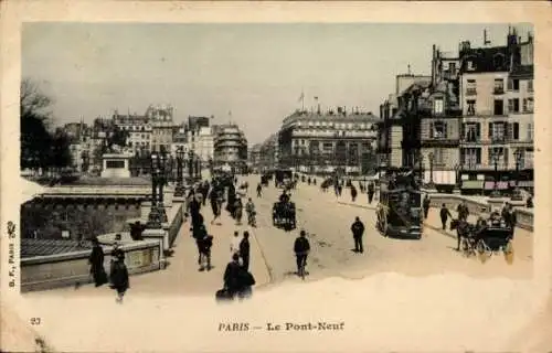 Ak Paris I Louvre, Pont Neuf