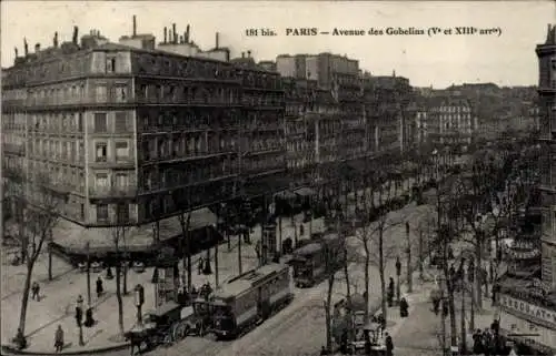 Ak Tapestries Paris XIII, Avenue des Gobelins