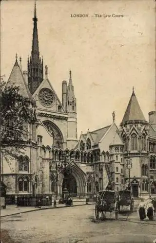 Ak London City England, Gerichte