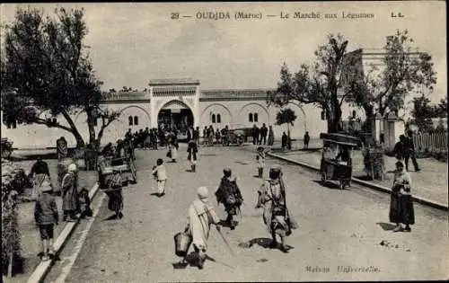 Ak Oudjda Oujda Marokko, Le Marché aux Légumes, Gemüsemarkt