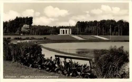 Ak Olsztyn Allenstein Ostpreußen, Anlagen, Abstimmungsdenkmal