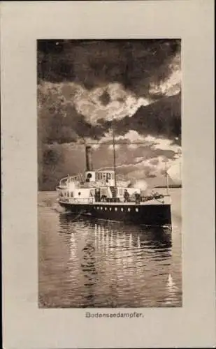 Ak Dampfer auf dem Bodensee