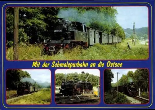 Ak Ostsee, Schmalspurbahn, Lokomotive Nr. 9948027