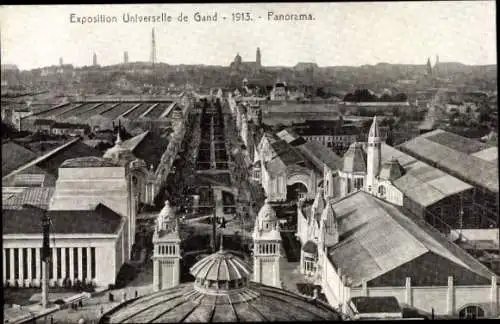 Ak Gent Gent Ostflandern, Internationale Ausstellung 1913, Panorama