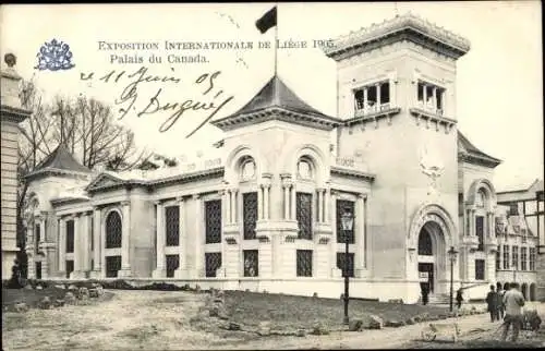 Ak Liège Lüttich Wallonien, Weltausstellung 1905, Palais du Canada