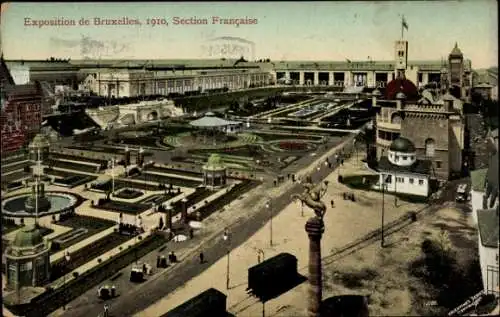 Ak Bruxelles Brüssel, Expo, Weltausstellung 1910, Section Francaise